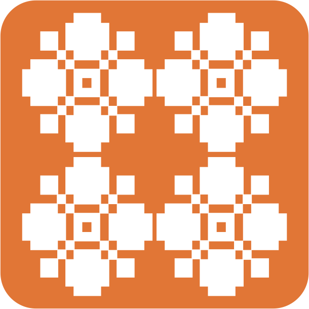 Motif Tampuk Manggis variasi Petak anak